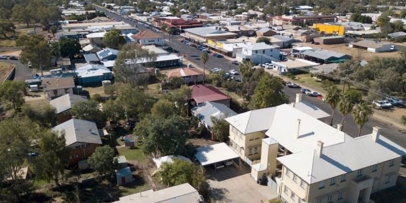 Qantas Airways Charleville Office in Australia